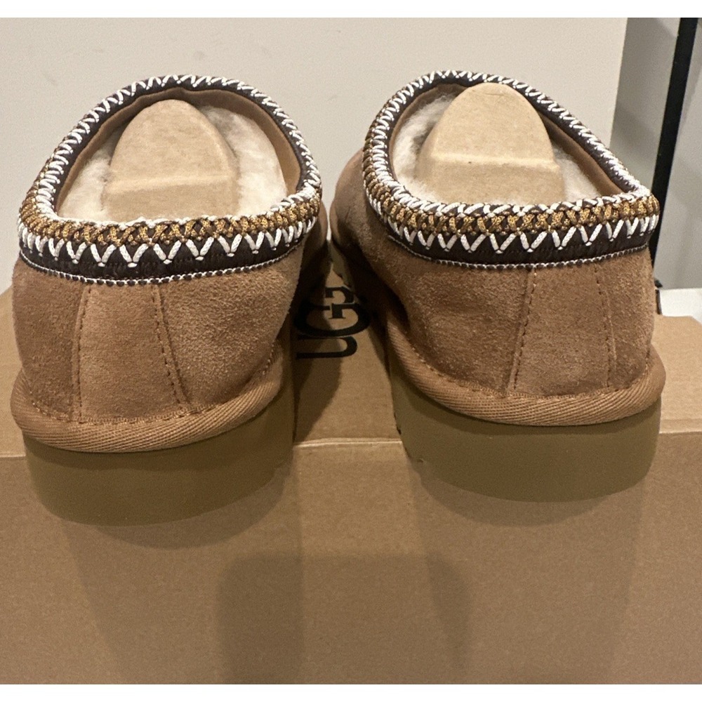 UGG Women Size 10 Tasman II Chestnut Braided Suede Slippers Shoes Cozy SN1174470 - Picture 8 of 14